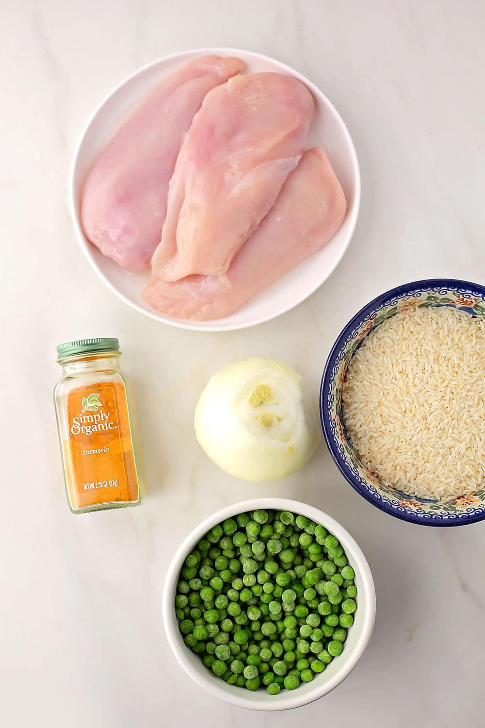 ingredients to make chicken with rice
